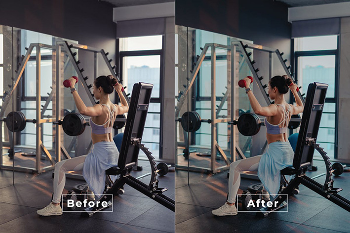 پریست لایت روم ورزشی فیتنس حرفه ای 20 تایی Fitness Lightroom Preset پریست لایت روم ورزشی فیتنس حرفه ای 20 تایی Fitness Lightroom Preset