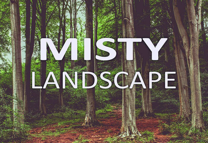 10 پریست لایت روم طبیعت تم مه آلود Misty Landscape Lightroom Presets