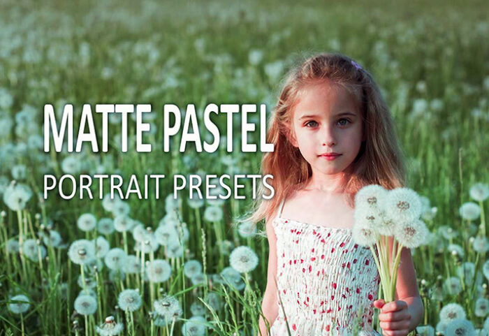 10 پریست لایت روم پرتره رویایی Matte Pastel Portrait Lightroom Presets
