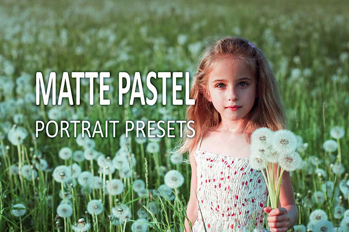 10 پریست لایت روم پرتره رویایی Matte Pastel Portrait Lightroom Presets 10 پریست لایت روم پرتره رویایی Matte Pastel Portrait Lightroom Presets