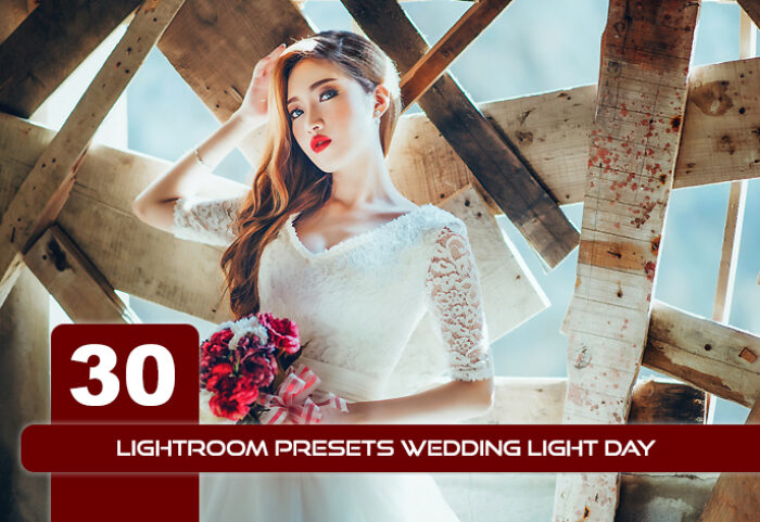 20 پریست لایت روم عکس عروسی Lightroom Presets Wedding Light Day
