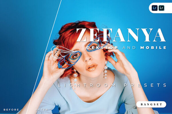 20 پریست لایت روم پرتره فشن و مدلینگ Zefanya Lightroom Preset