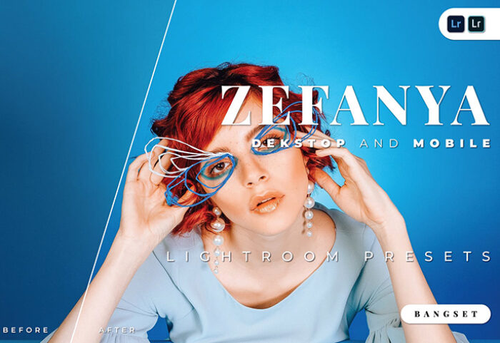 20 پریست لایت روم پرتره فشن و مدلینگ Zefanya Lightroom Preset