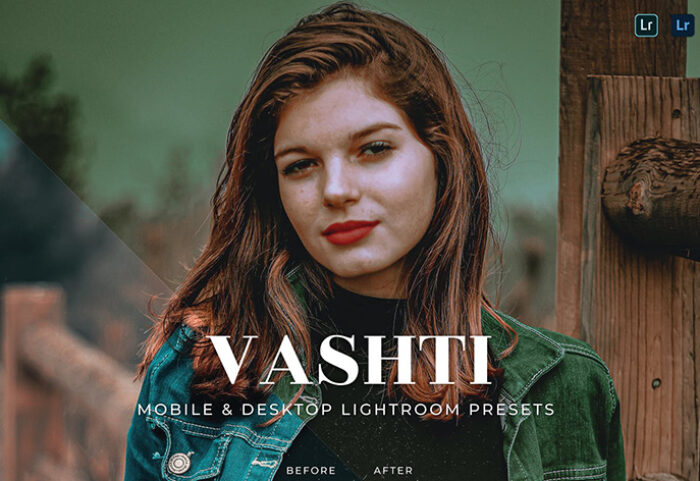 20 پریست لایت روم پرتره فوق حرفه ای زیبا Vashti Lightroom Presets
