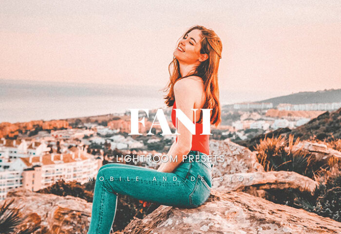 20 پریست پرتره فشن فضای باز تم نارنجی آبی Fani Lightroom Presets