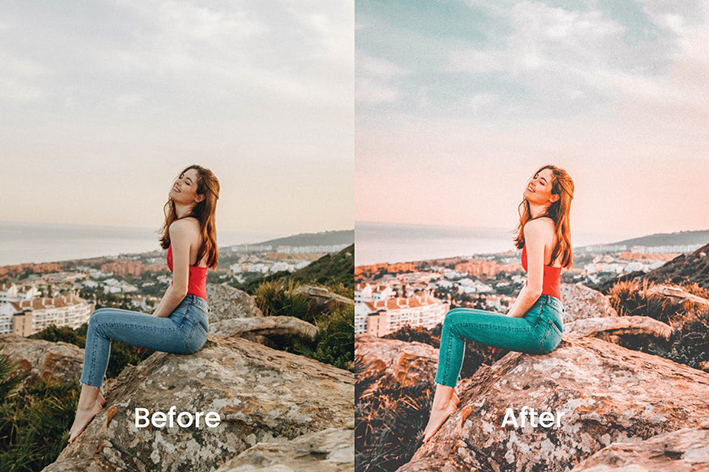 20 پریست پرتره فشن فضای باز تم نارنجی آبی Fani Lightroom Presets 20 پریست پرتره فشن فضای باز تم نارنجی آبی Fani Lightroom Presets