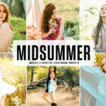 40 پریست لایت روم تابستان و کمرا راو و اکشن فتوشاپ Midsummer Lightroom Presets