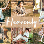 40 پریست لایت روم فضای باز و پریست کمرا راو و اکشن فتوشاپ Heavenly Lightroom Presets
