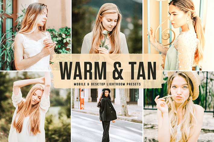 40 پریست لایت روم و پریست کمرا راو و اکشن فتوشاپ Warm Tan Lightroom Presets 40 پریست لایت روم و پریست کمرا راو و اکشن فتوشاپ Warm Tan Lightroom Presets