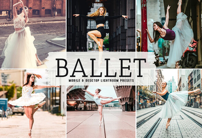 40 پریست لایت روم و پریست کمرا راو و اکشن فتوشاپ رقص بالت Ballet Lightroom Presets