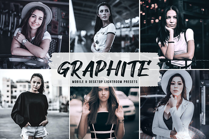 40 پریست لایت روم و کمرا راو تم رنگ سربی Graphite Lightroom Presets 40 پریست لایت روم و کمرا راو تم رنگ سربی Graphite Lightroom Presets
