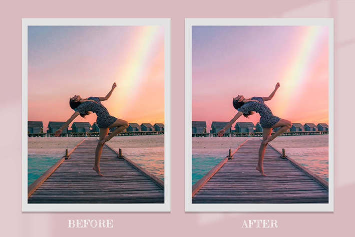 40 پریست لایت روم و کمرا راو و اکشن فتوشاپ Pro Colorland Photo Editing