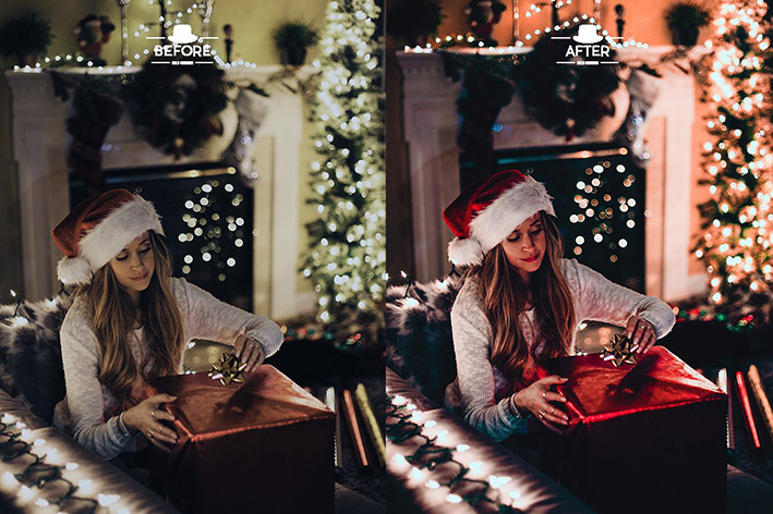 50 پریست لایت روم 2021 عکس کریسمس Christmas Lightroom Presets 50 پریست لایت روم 2021 عکس کریسمس Christmas Lightroom Presets