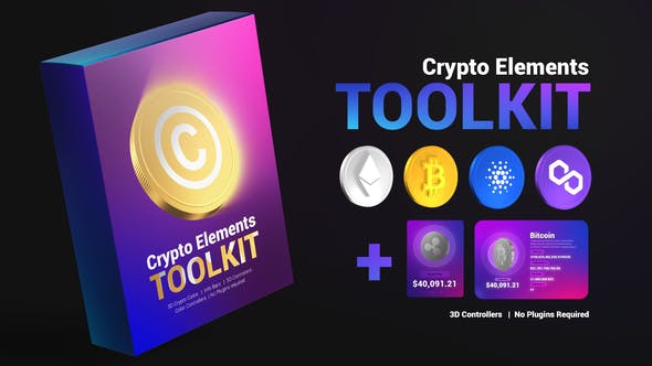 پروژه پریمیر 2021 با موزیک تبلیغات بیت کوین Crypto Elements Toolkit پروژه پریمیر 2021 با موزیک تبلیغات بیت کوین Crypto Elements Toolkit
