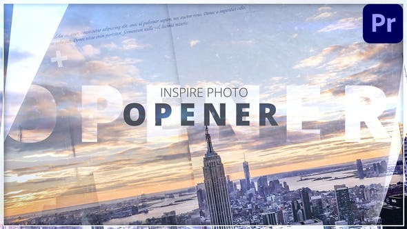 پروژه پریمیر اسلاید شو سینمایی با موزیک Inspire Photo Opener پروژه پریمیر اسلاید شو سینمایی با موزیک Inspire Photo Opener