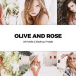 پریست لایت روم و پریست کمرا راو فتوشاپ و لات رنگی Olive and Rose Lightroom Presets