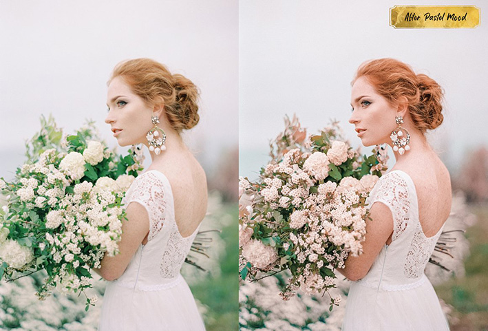 10 پریست لایت روم عروسی حرفه ای Pastel Mood LR Preset Pack 10 پریست لایت روم عروسی حرفه ای Pastel Mood LR Preset Pack