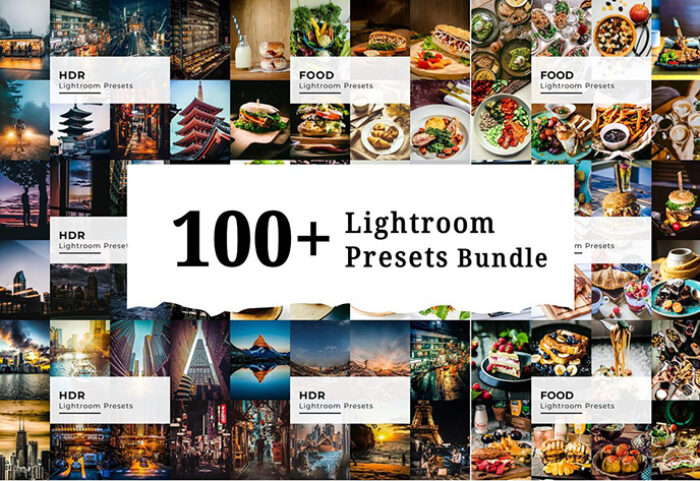 100 پریست لایت روم HDR و مواد غذایی : Lightroom Presets Bundle