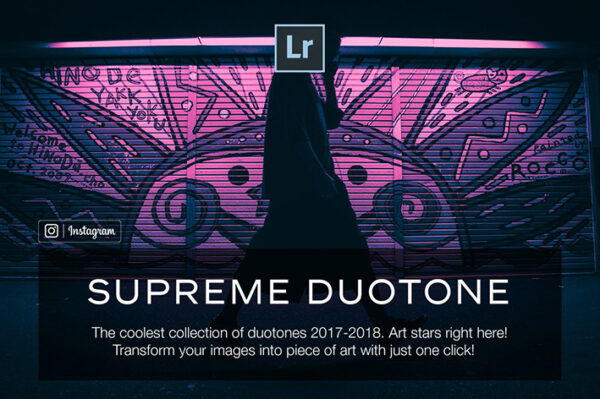 100 پریست لایت روم حرفه ای تک رنگ Duotone Lightroom Presets