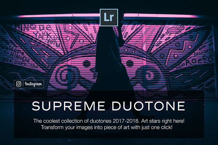 100 پریست لایت روم حرفه ای تک رنگ Duotone Lightroom Presets 100 پریست لایت روم حرفه ای تک رنگ Duotone Lightroom Presets