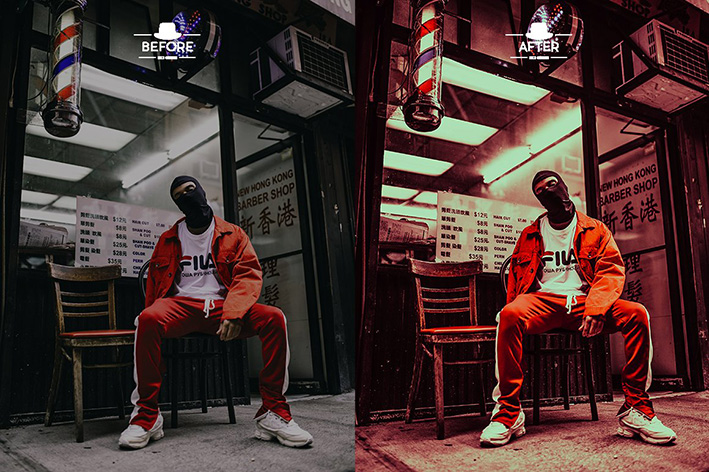 100 پریست لایت روم حرفه ای تک رنگ Duotone Lightroom Presets