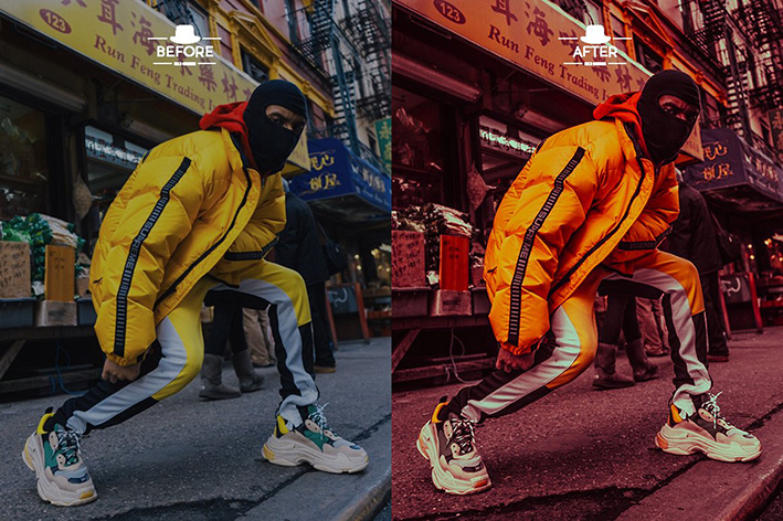 100 پریست لایت روم حرفه ای تک رنگ Duotone Lightroom Presets