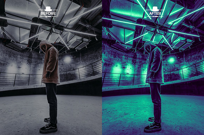 100 پریست لایت روم حرفه ای تک رنگ Duotone Lightroom Presets