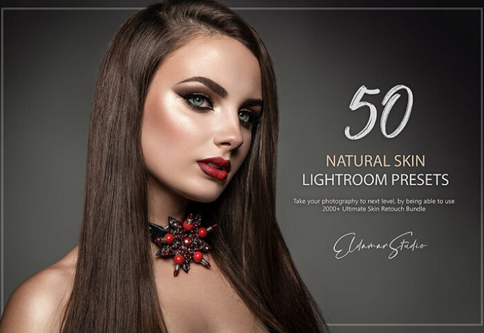 100 پریست لایت روم رتوش عکس پرتره Natural Skin Lightroom Presets