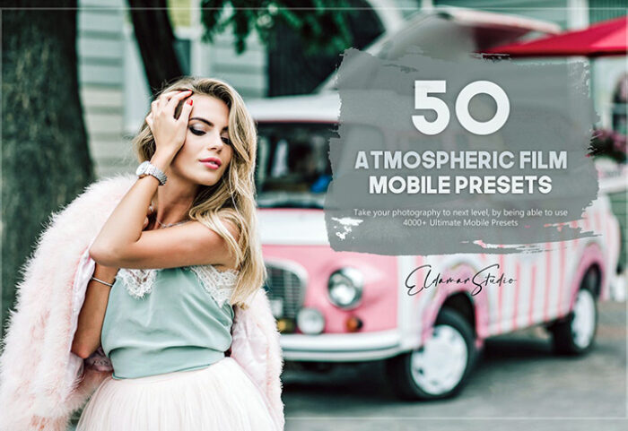 100 پریست لایت روم سینمایی حرفه ای Atmospheric Film Mobile Presets Pack