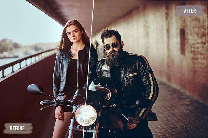100 پریست لایت روم سینمایی حرفه ای Atmospheric Film Mobile Presets Pack