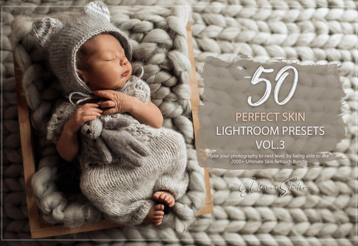 100 پریست لایت روم نوزاد Perfect Skin Lightroom Presets - Vol. 3