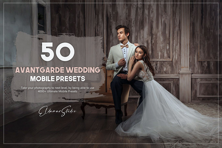 150 پریست لایت روم 2021 عروسی Avantgarde Wedding Mobile Presets Pack 150 پریست لایت روم 2021 عروسی Avantgarde Wedding Mobile Presets Pack