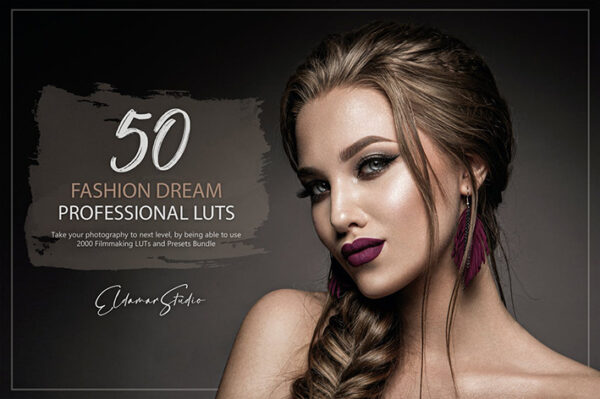 150 پریست لایت روم حرفه ای فشن و LUTs رنگی Fashion Dream LUTs and Presets Pack