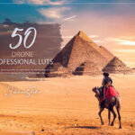 150 پریست لایت روم حرفه ای و LUTs رنگی Drone LUTs and Presets Pack