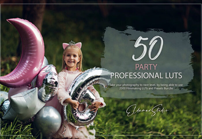 150 پریست لایت روم حرفه ای و LUTs رنگی Party LUTs and Presets Pack