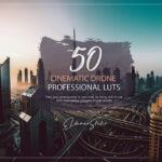 150 پریست لایت روم حرفه ای و LUTs رنگی سینمایی Cinematic Drone LUTs and Presets Pack