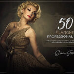 150 پریست لایت روم سینمایی و لات رنگی Film Tone LUTs and Presets Pack