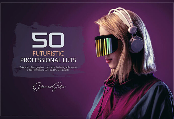 150 پریست لایت روم عکس تکنولوژی آینده Futuristic LUTs and Presets Pack