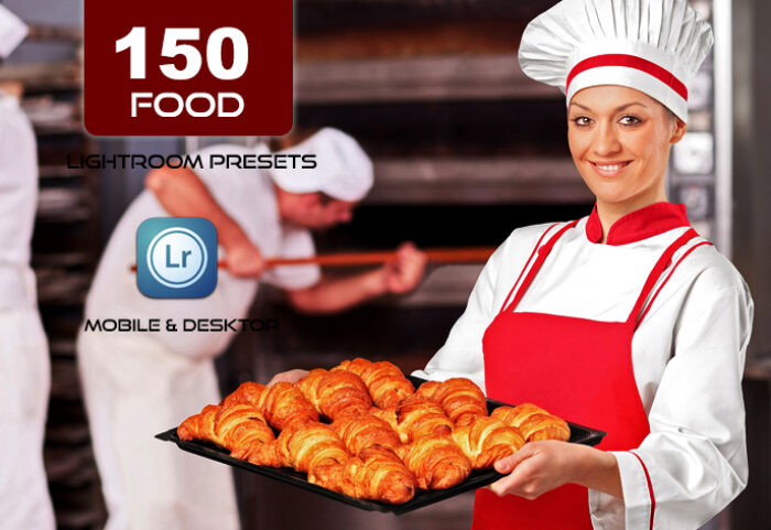 150 پریست لایت روم غذا و پریست کمرا راو فتوشاپ Chef Food Presets Lightroom