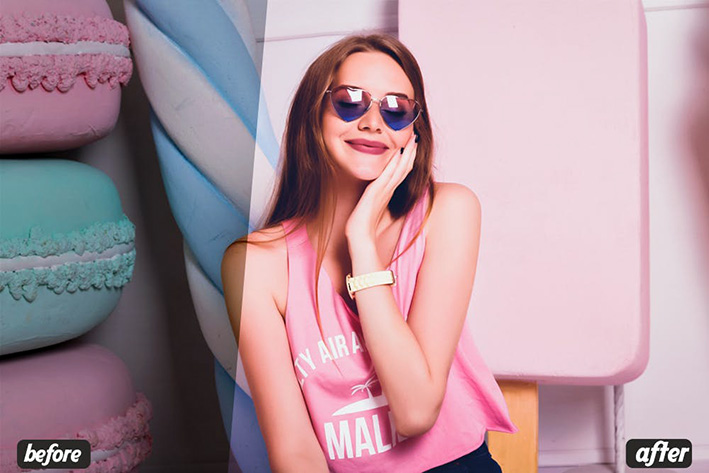 150 پریست لایت روم فوق حرفه ای Candy Lightroom Presets Pack 150 پریست لایت روم فوق حرفه ای Candy Lightroom Presets Pack