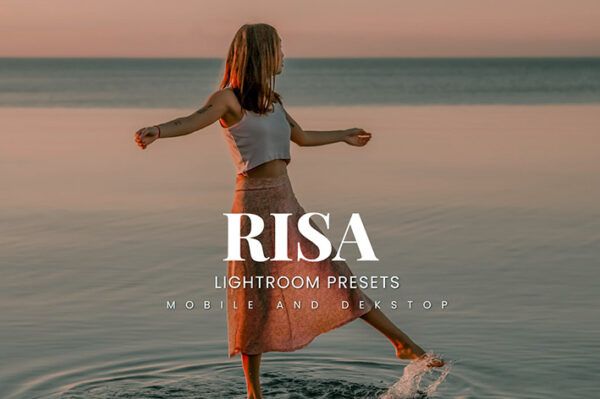 20 افکت رنگی لایت روم حرفه ای Risa Lightroom Presets