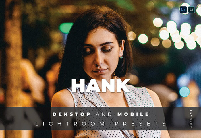 20 افکت رنگی لایت روم دسکتاپ و موبایل Hank Lightroom Preset