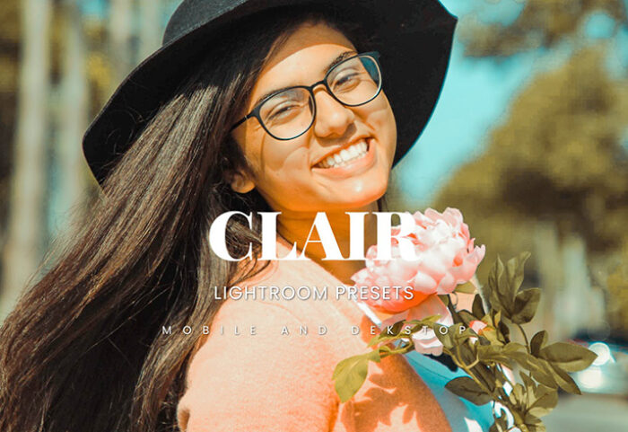 20 افکت رنگی پرتره برای پریست لایت روم Clair Lightroom Presets