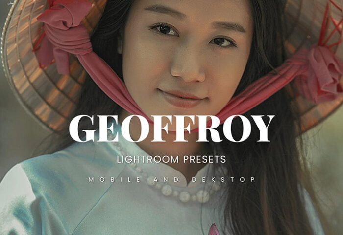 20 پریست رنگی لایت روم حرفه ای پرتره Geoffroy Lightroom Presets