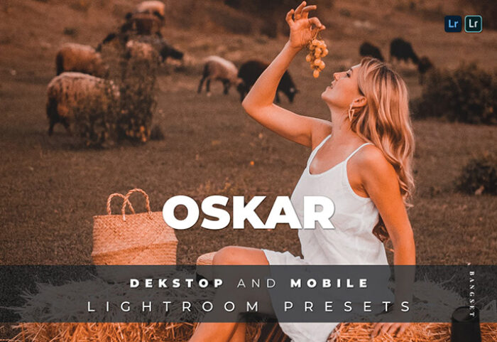 20 پریست لایت روم تم نارنجی و قرمز Oskar Lightroom Preset