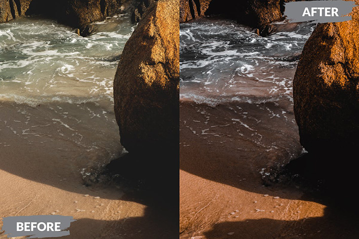 20 پریست لایت روم حرفه ای عکس طبیعت Guarin Lightroom Presets
