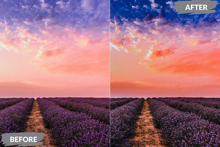 20 پریست لایت روم حرفه ای عکس طبیعت Guarin Lightroom Presets