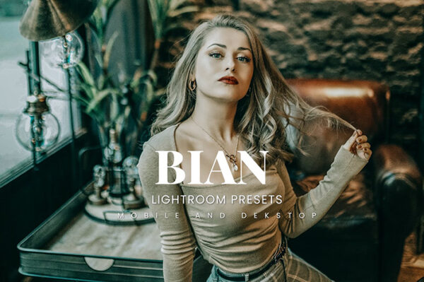 20 پریست لایت روم حرفه ای پرتره Bian Lightroom Presets