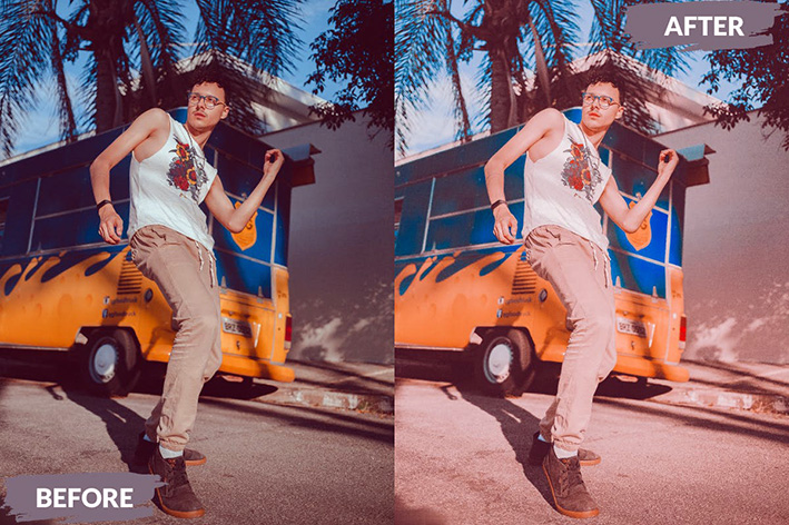 20 پریست لایت روم حرفه ای پرتره Canda Lightroom Presets