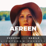 20 پریست لایت روم رنگی تم تناژ سینماتیک Afreen Lightroom Preset